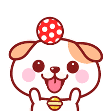 狗狗玩球开心微笑gif动图_动态图_表情包下载_soogif