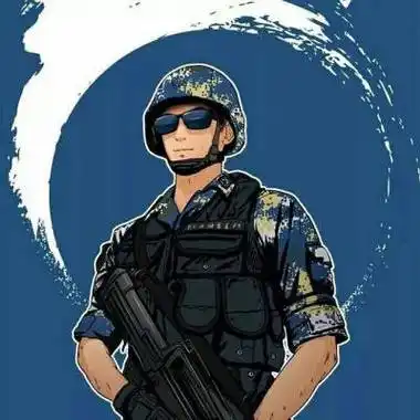 军装军人卡通头像图片大全帅气微信军人霸气十足高清头像