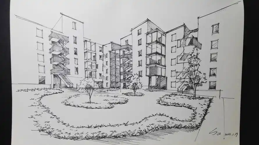 什么书比较适合初学者进行建筑钢笔画手绘线稿的临摹训练