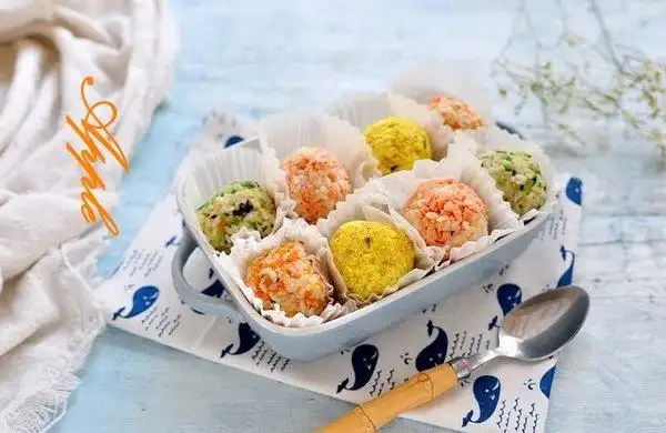彩色饭团怎么做_彩色饭团的做法_苹果小厨_豆果美食
