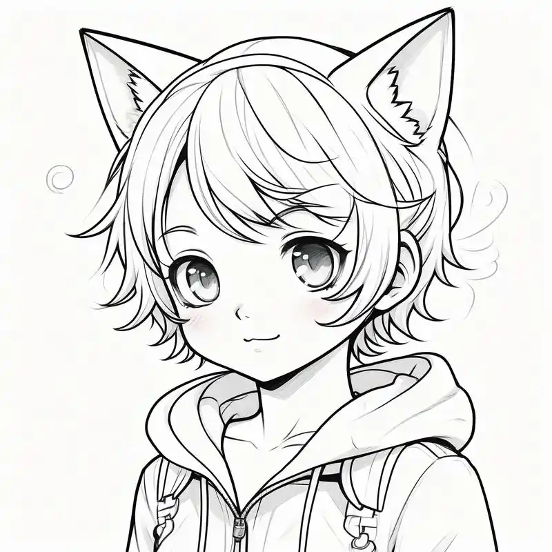 q萌来袭🎈q版人物线稿头像大赏