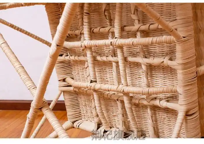 手工天然真藤条编织单人藤椅家用休闲老人高靠背椅子坐高4243cm参考