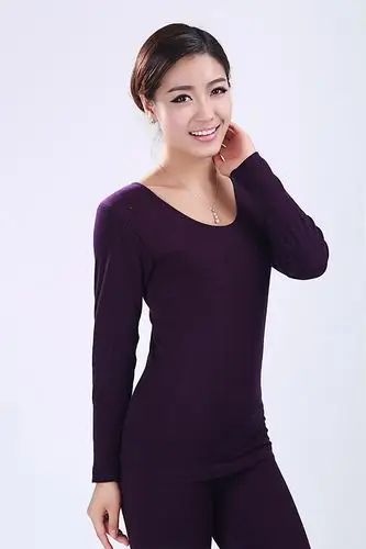 嘻莎莎厂家批发加厚加绒无缝美体保暖内衣修身打底内衣上衣920