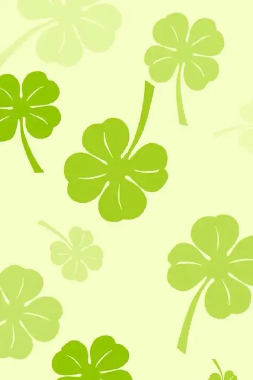 背景壁纸 绿色主题 四叶草