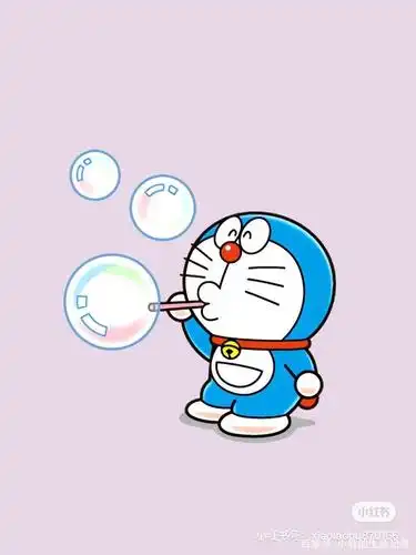 哆啦a梦可爱的图