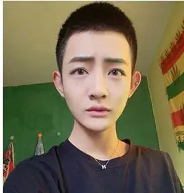 适合瓜子脸男士的圆寸发型 圆寸男士发型,圆寸发型,瓜子脸发型