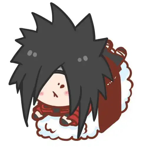 红白衣服黑色头发的宇智波鼬寿司头像