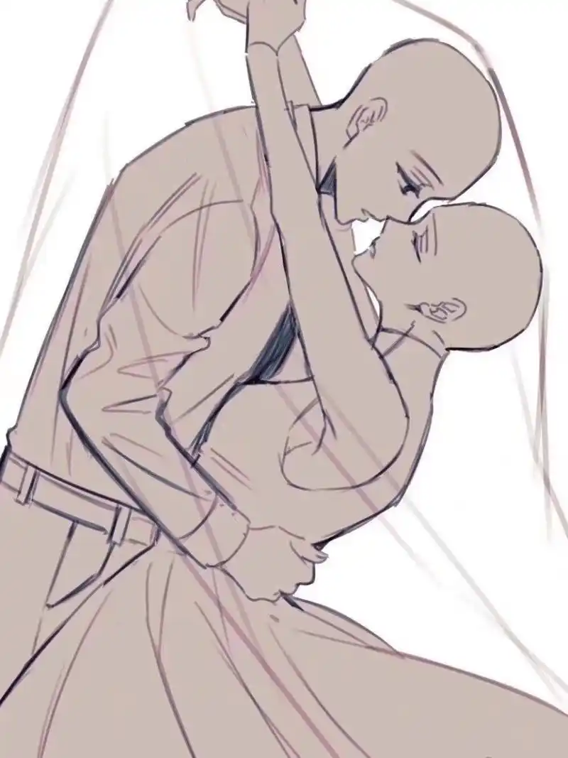 【必备素材】双人互动动作参考 小画家们是不是经常为动作发愁?