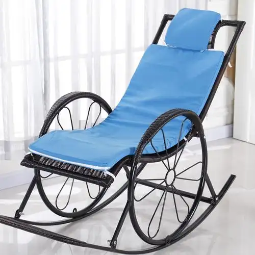 达森家具加厚躺椅垫子藤椅摇椅坐垫秋冬季海绵垫子竹椅垫子