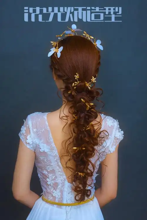 生活日常使用编发.韩式编发.当日新娘造型