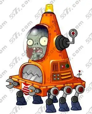 简笔画机甲巨人僵尸