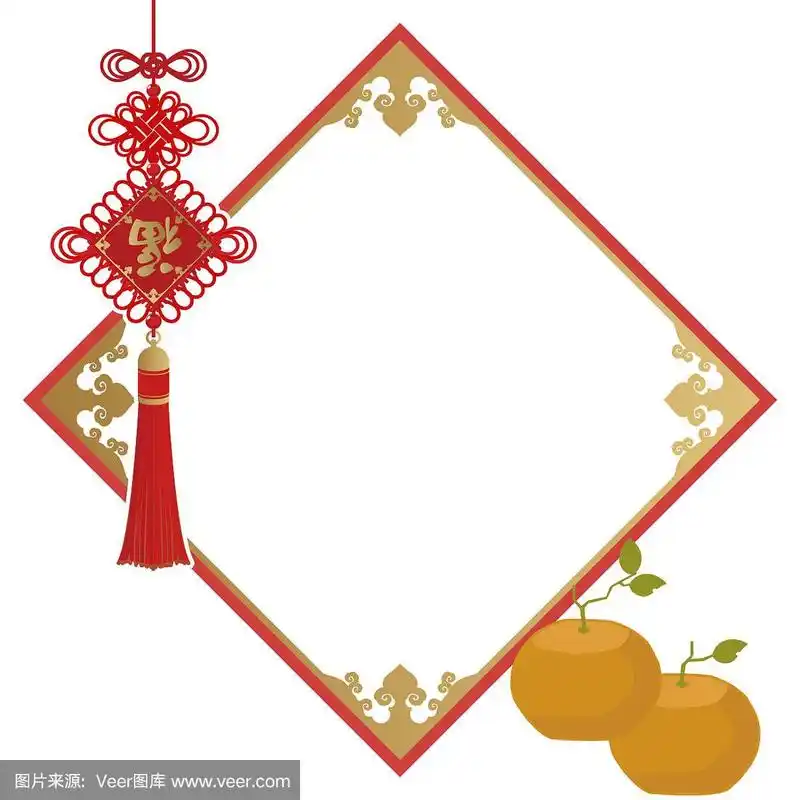 春节,边框,相框,图像,式样
