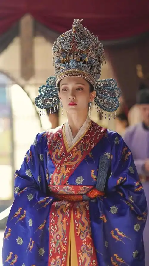 江疏影气质#江疏影清平乐里的古装造型太衬托个人气质了叭,皇后缴色