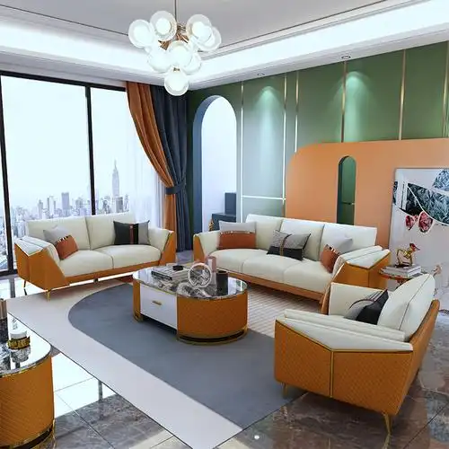 简约后现代北欧小户型客厅轻奢三防免洗科技布布艺沙发2020年新款