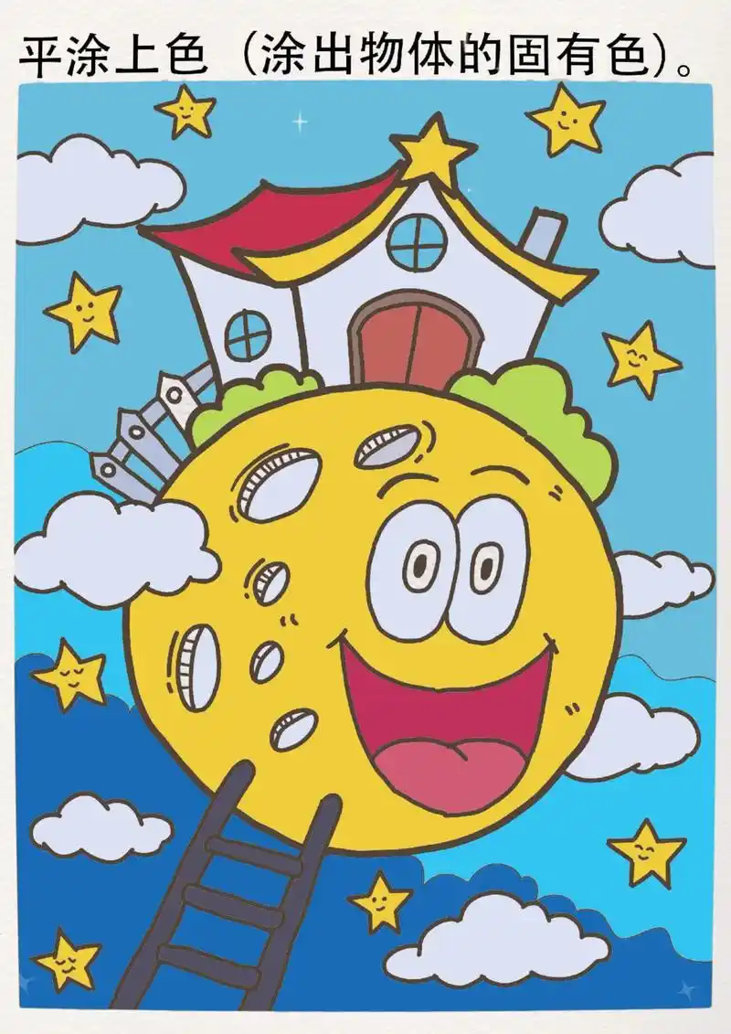 绘画教程来啦,一起跟着步骤来画画吧!需要素材 自行下载就可以 - 抖音