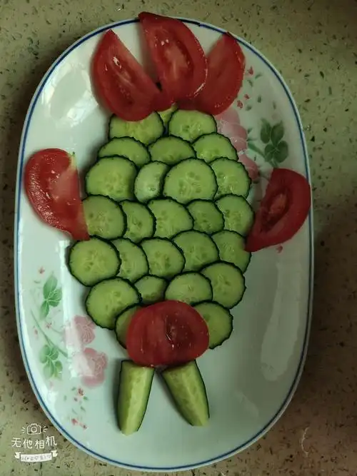 巧手制作:蔬菜拼盘
