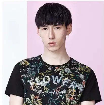 锅盖头烫发发型男生男生锅盖头超帅发