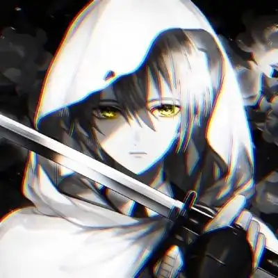 暗黑系二次元男生头像