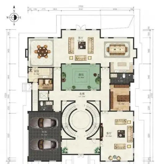 大园林.,财富公馆二手房,13900万,6室3厅,6卫,1502.33平米-北京安居客