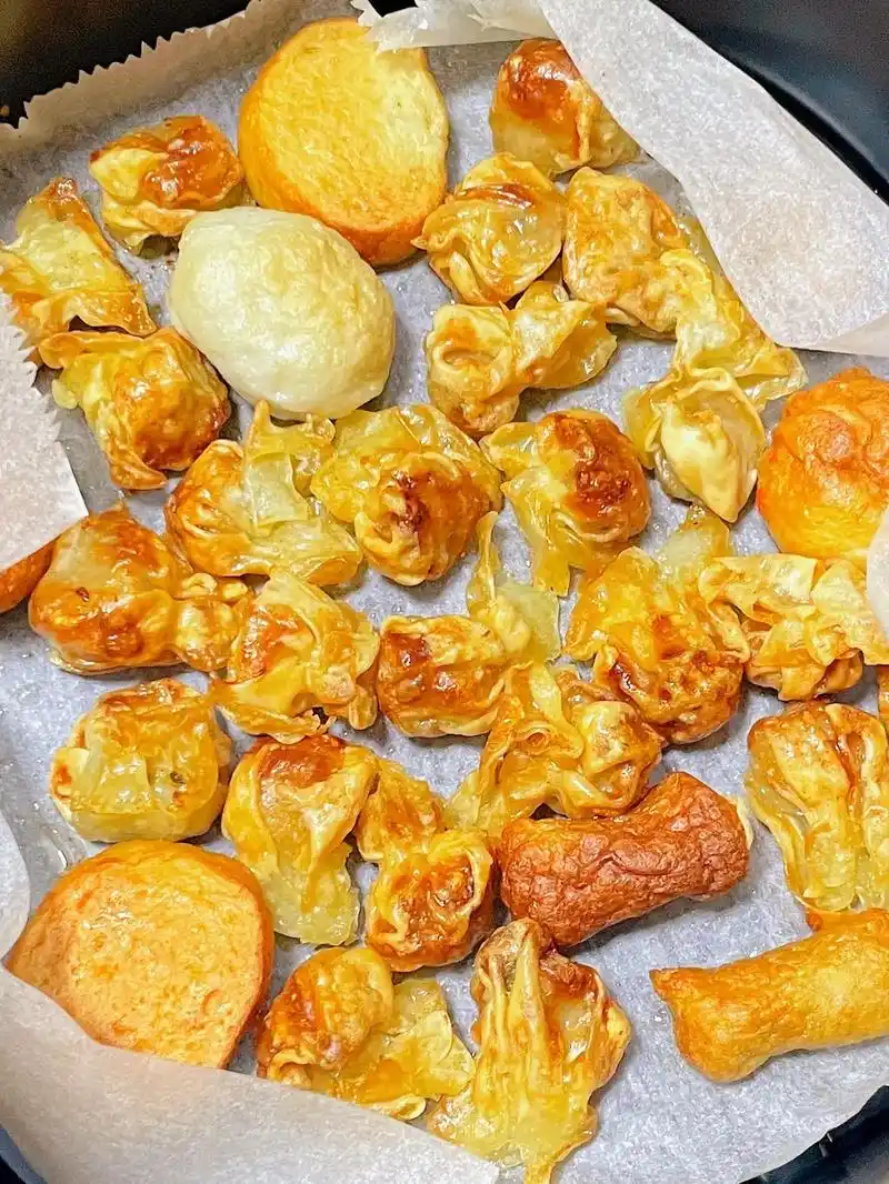 空气炸锅炸馄饨也太好吃了香脆不油腻