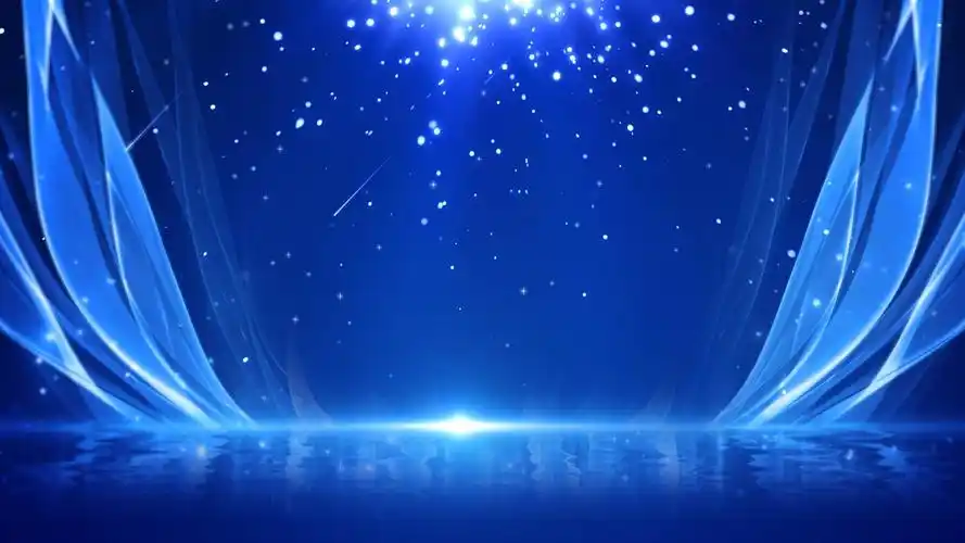 简约大气蓝色科技背景蓝色线条背景视频ae模板科技舞台背景