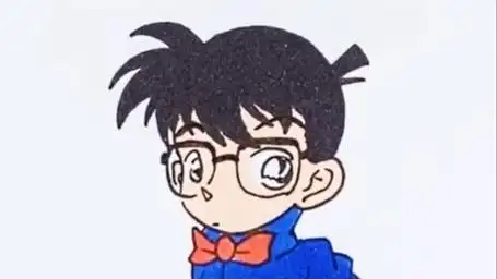 柯南简笔画