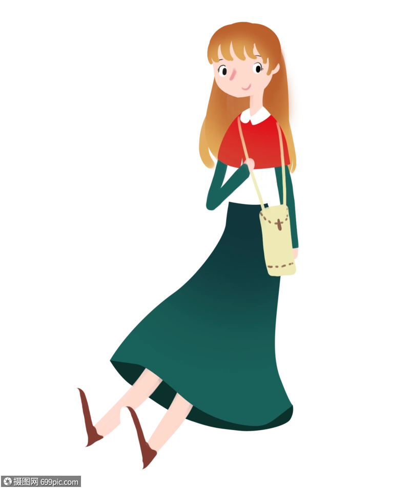 卡通女孩卡通人物卡通素材