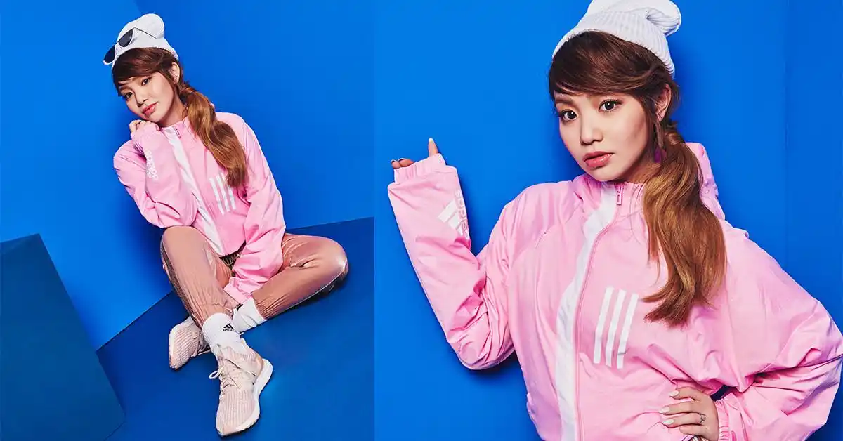 张钧甯用adidas全新w.n.d.风衣夹克搞定多变造型