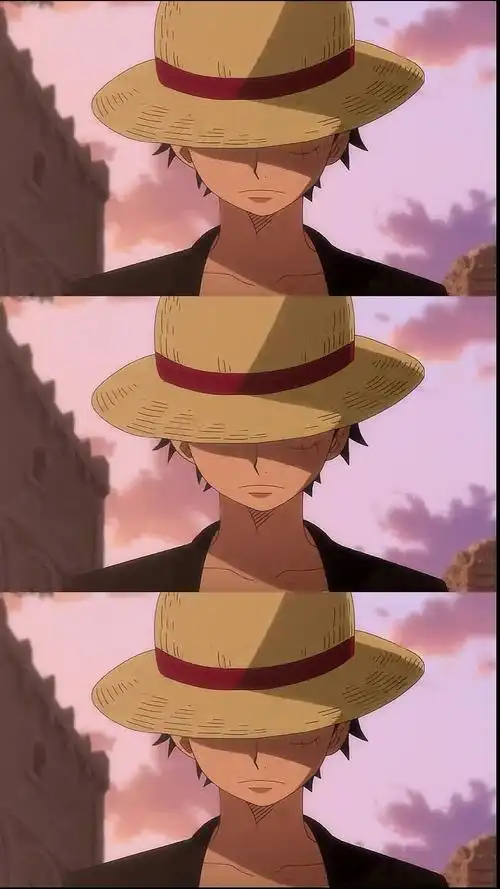 动漫#路飞霸王色霸气秒海军,帅气