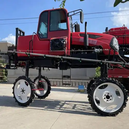 多用途农用打药机50马力四驱打药机自走式喷杆喷药机报价