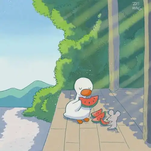 有什么治愈系背景图和头像分享