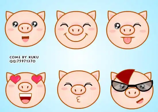 q版卡通小猪动画设计