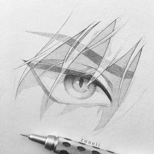 漫画#眼睛  能认出来都是谁吗  artist : zuueii  ins:zuueii