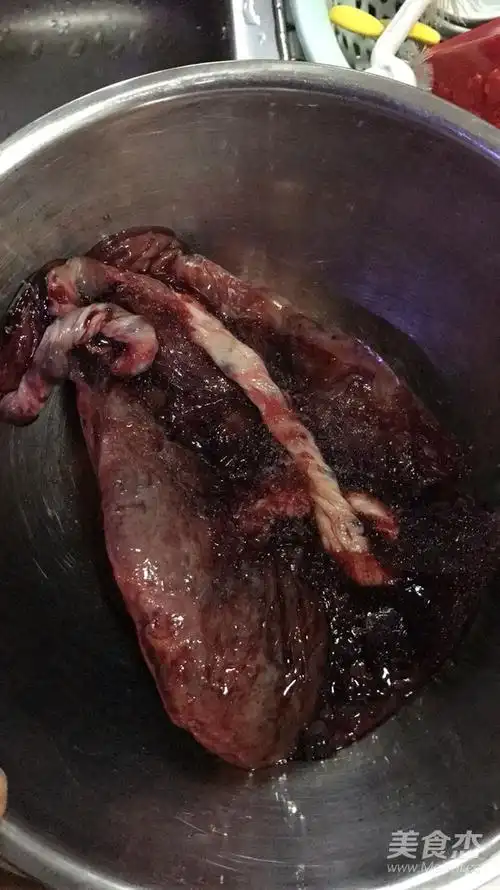 川式辣炒胎盘的做法