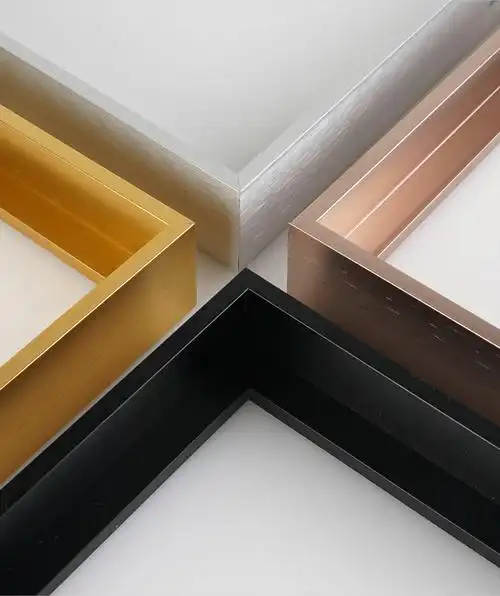 铂赞铝合金线条型材相框画框批发定做海报框广告框证书框画框