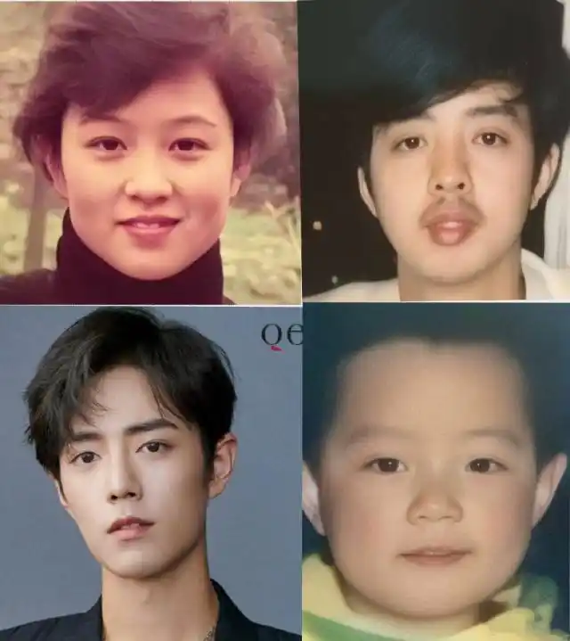 我发现了个秘密,就是肖战现在的一些习惯和小的时候一样,比如上一张的