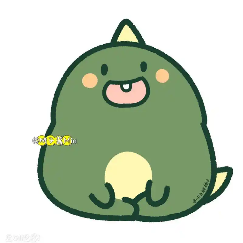 卡通头像┃03超萌小恐龙q版头像 	 ————