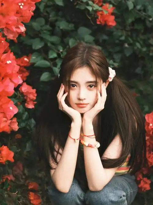 鞠婧祎夏日双马尾#很乖很可爱,先给我揍一顿()