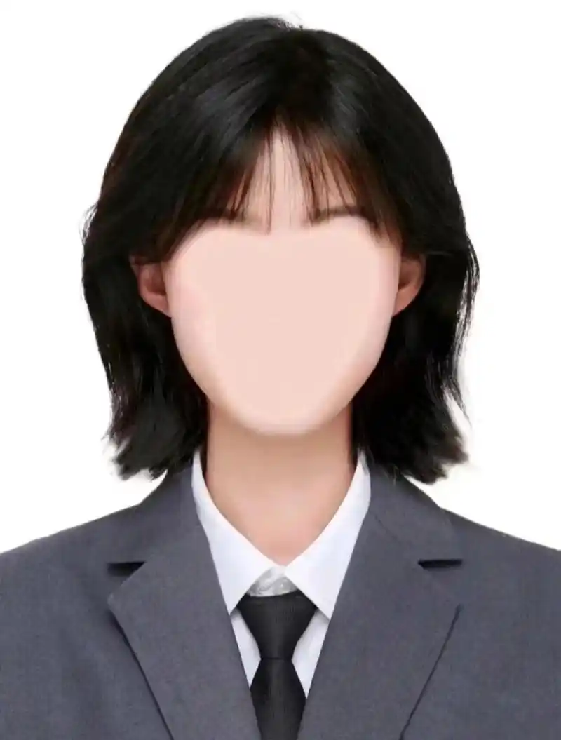 高考报名可用短发证件照模板!