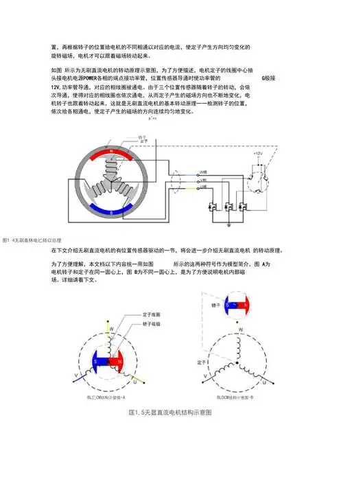 无刷直流电机的工作原理