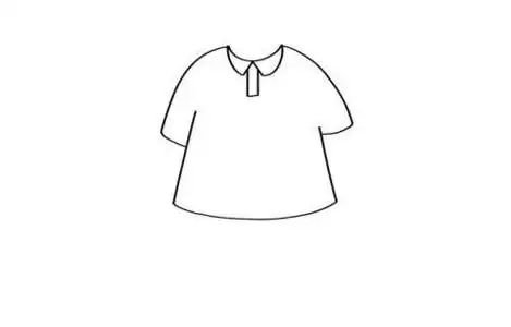 好看的女生校服简笔画怎么画