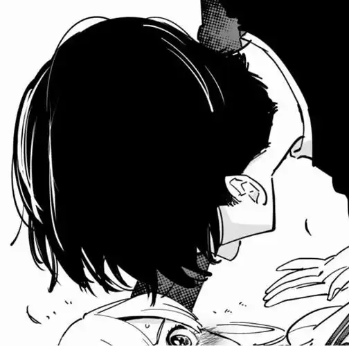 黑白动漫情侣头像