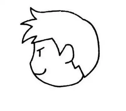 侧面简笔画 侧面简笔画人物画法