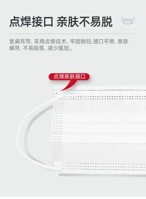 阿里自营维德医疗灭菌级一次性医用外科口罩50只