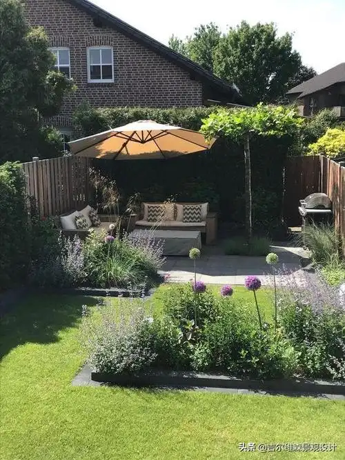 园林绿化40个美丽花园当现代设计嫁给庭院景观