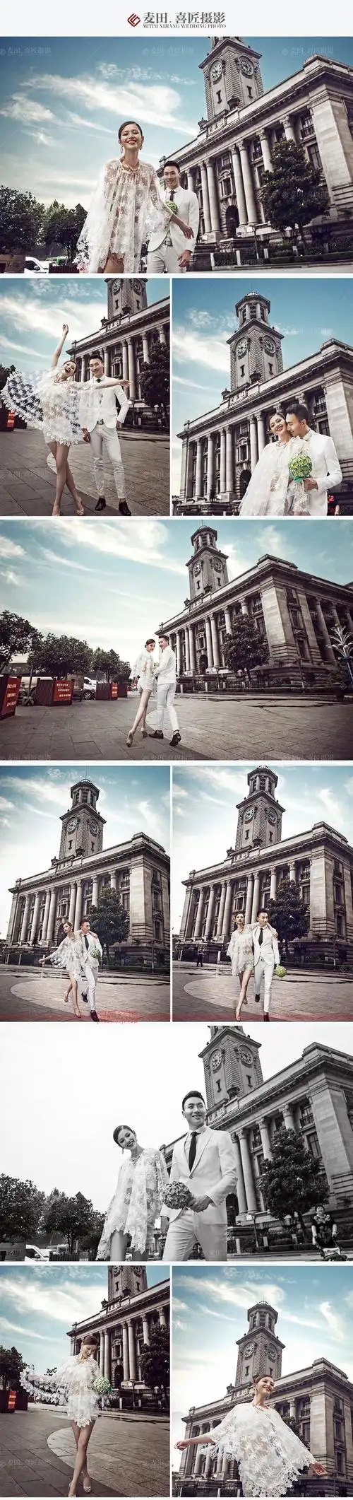 武汉关~_麦田个性婚纱摄影最新样片_武汉得意结婚网