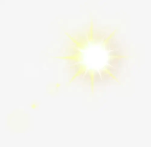 唯美金色炫光太阳