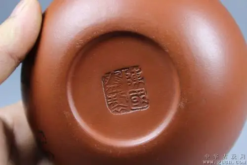 清仓回流宜兴老紫砂壶全手工原矿朱泥刻字童子牛茶具陈国良落款壶