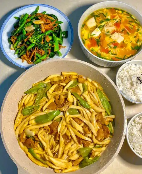 下厨家常菜56芥蓝爆炒鱿鱼09