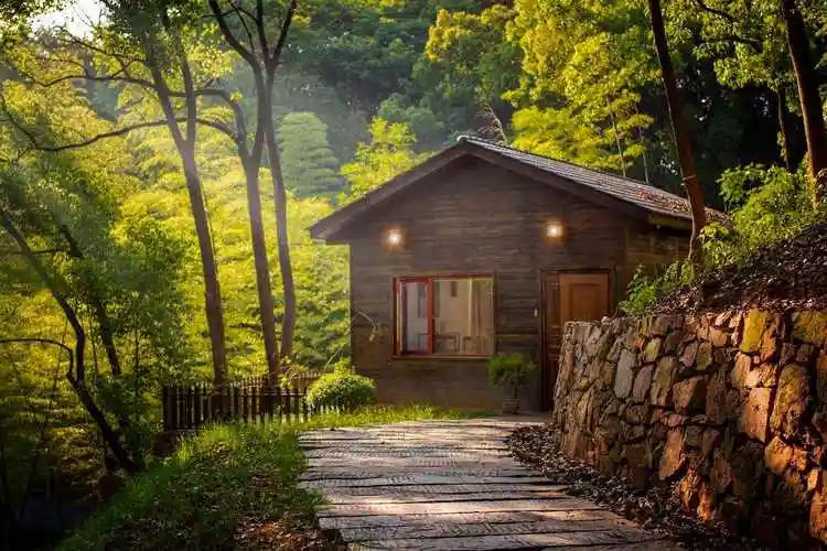 在长沙找一处森林独栋小木屋度假这才是长沙最野奢的安排